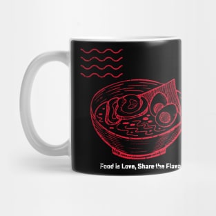 Food is Love, Share the Flavor Mug